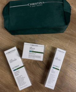 Christina kerst set line repair day, bio shield serum en berry mask cadeau(min. afname 3 sets mag assorti)